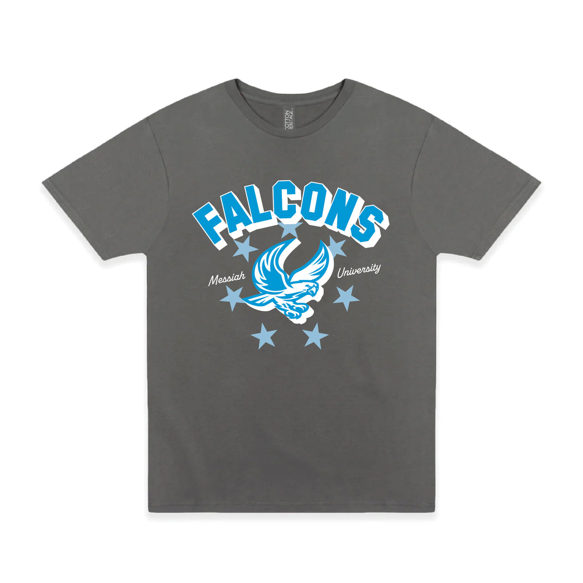 Retro Mascot Tee | Cool Grey