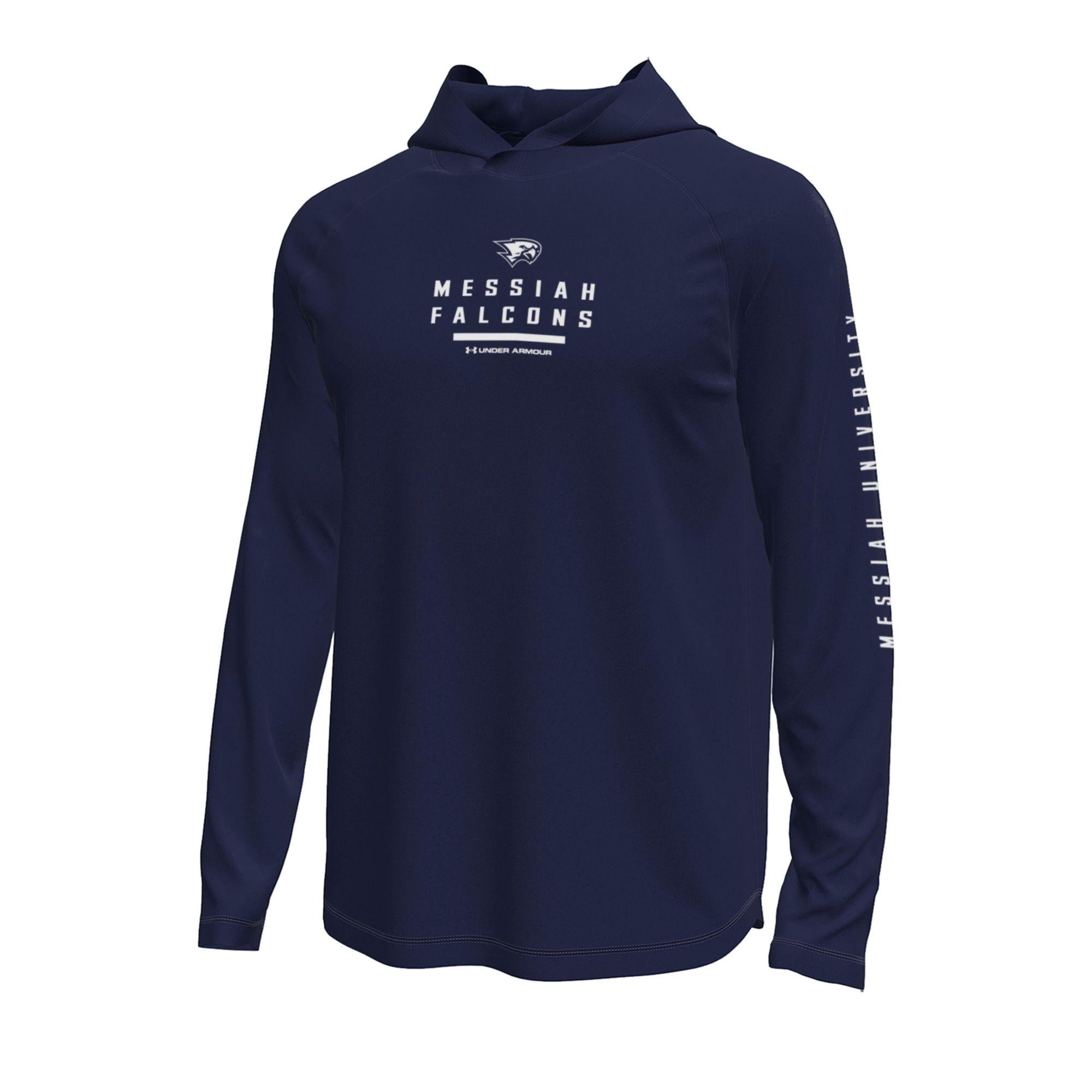 Tech Stretch Long Sleeve Hood | Navy