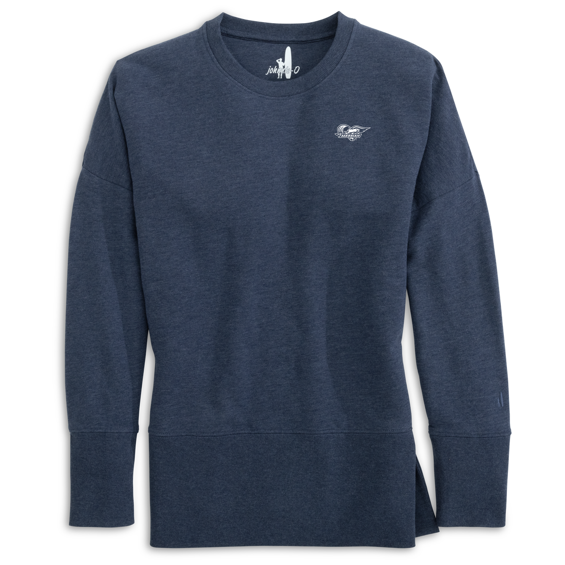 Ladies Brittany Drop Tail Crewneck | Midnight Navy