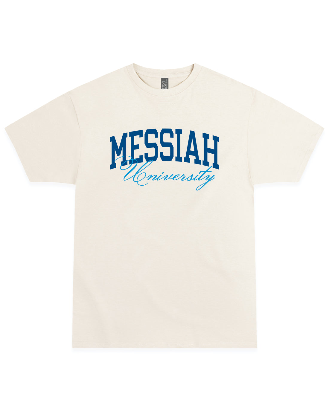 University Script Tee | Vintage White