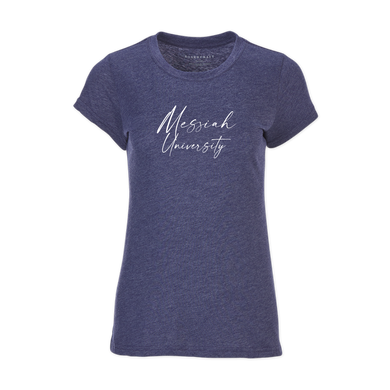 Ladies Triblend Tee, Navy Heather