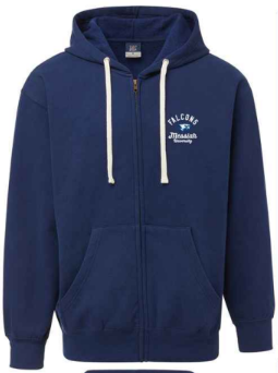 Vintage Fleece Full Zip | Vintage Blue