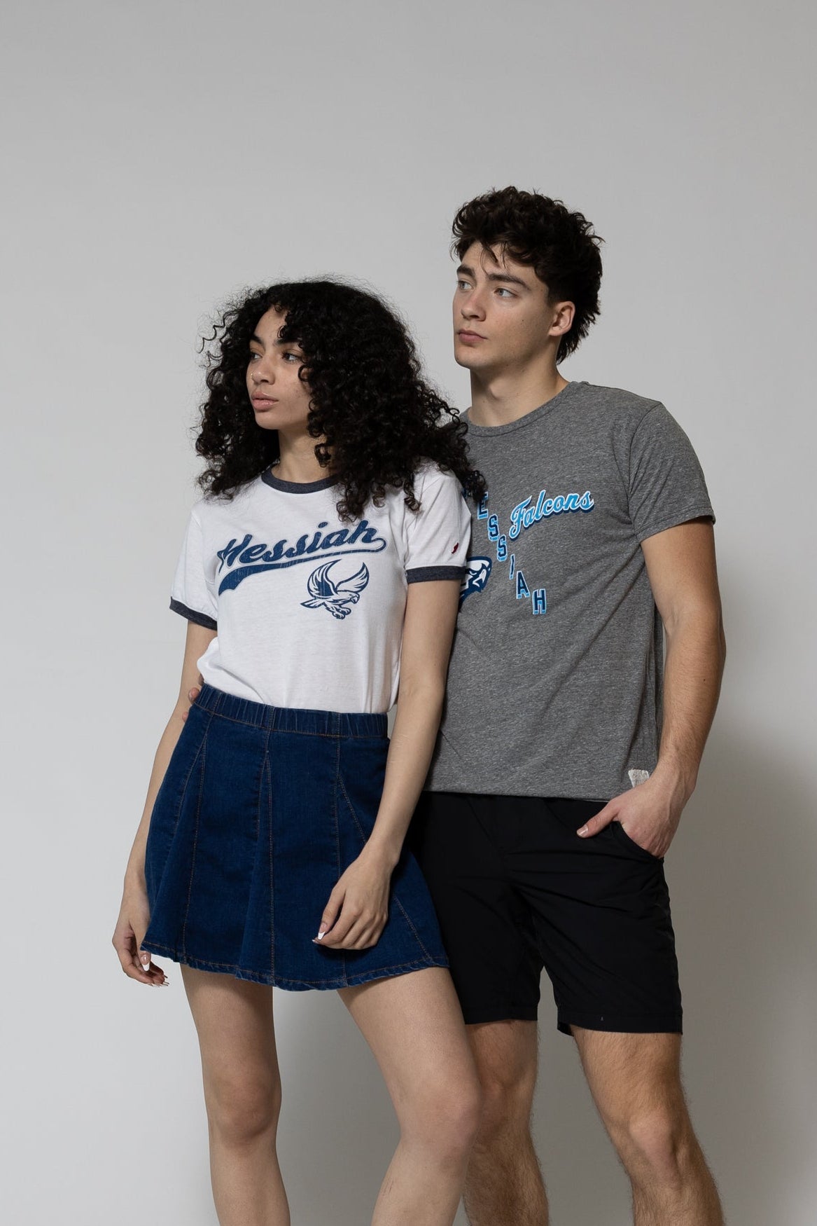 Ladies Intramural Ringer Tee | White