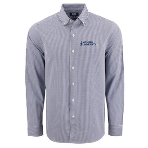 Skyline Gingham Dress Shirt | Navy & White
