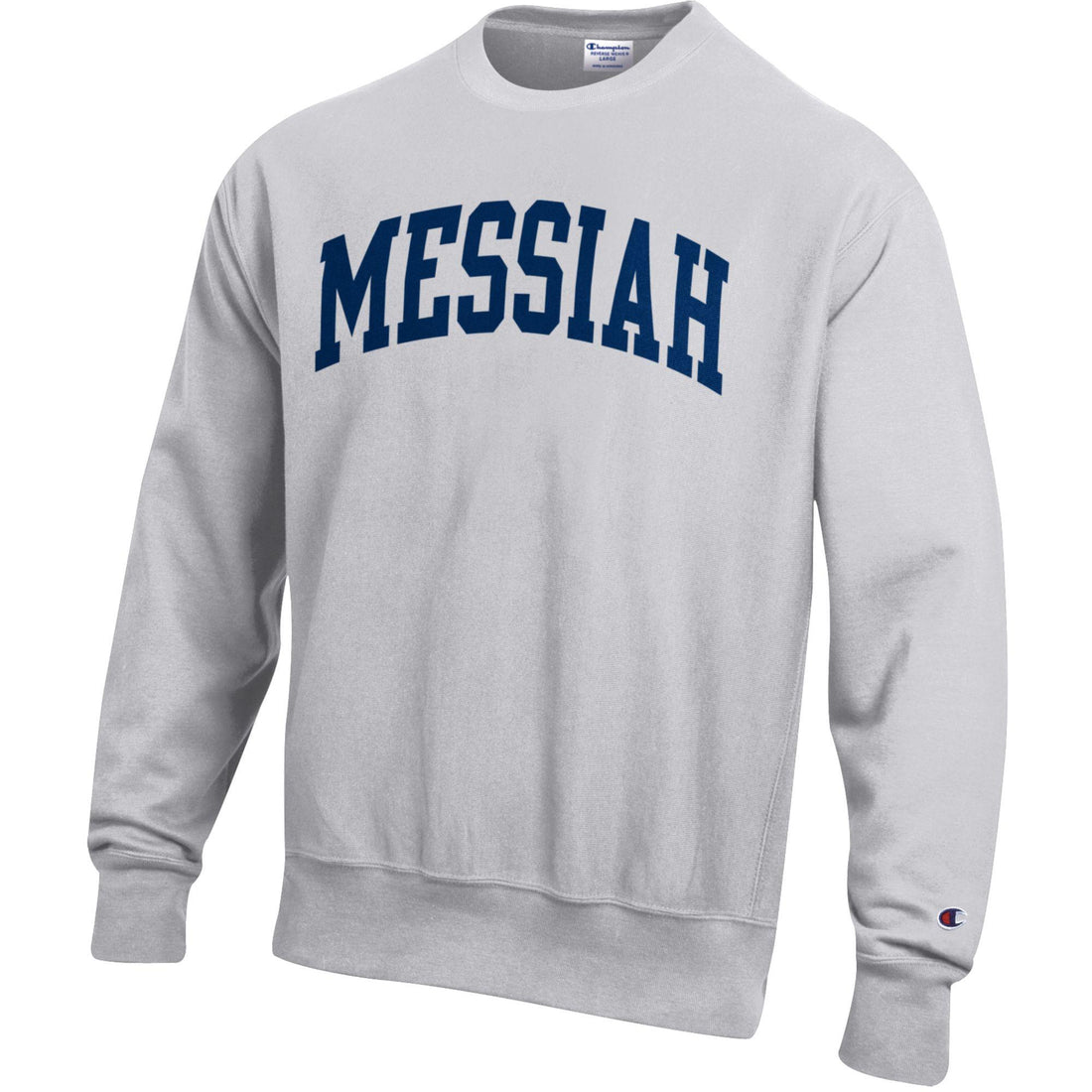 Reverse Weave Crew | Silver Grey