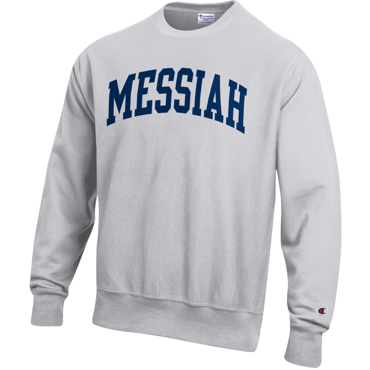 Reverse Weave Crew | Silver Grey