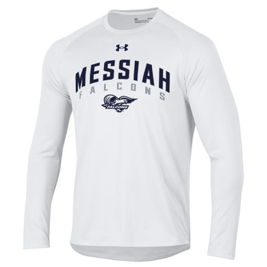 UA Tech Long Sleeve Tee, White (F24)