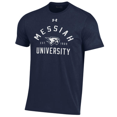 UA Performance Cotton Short Sleeve Tee, Midnight Navy