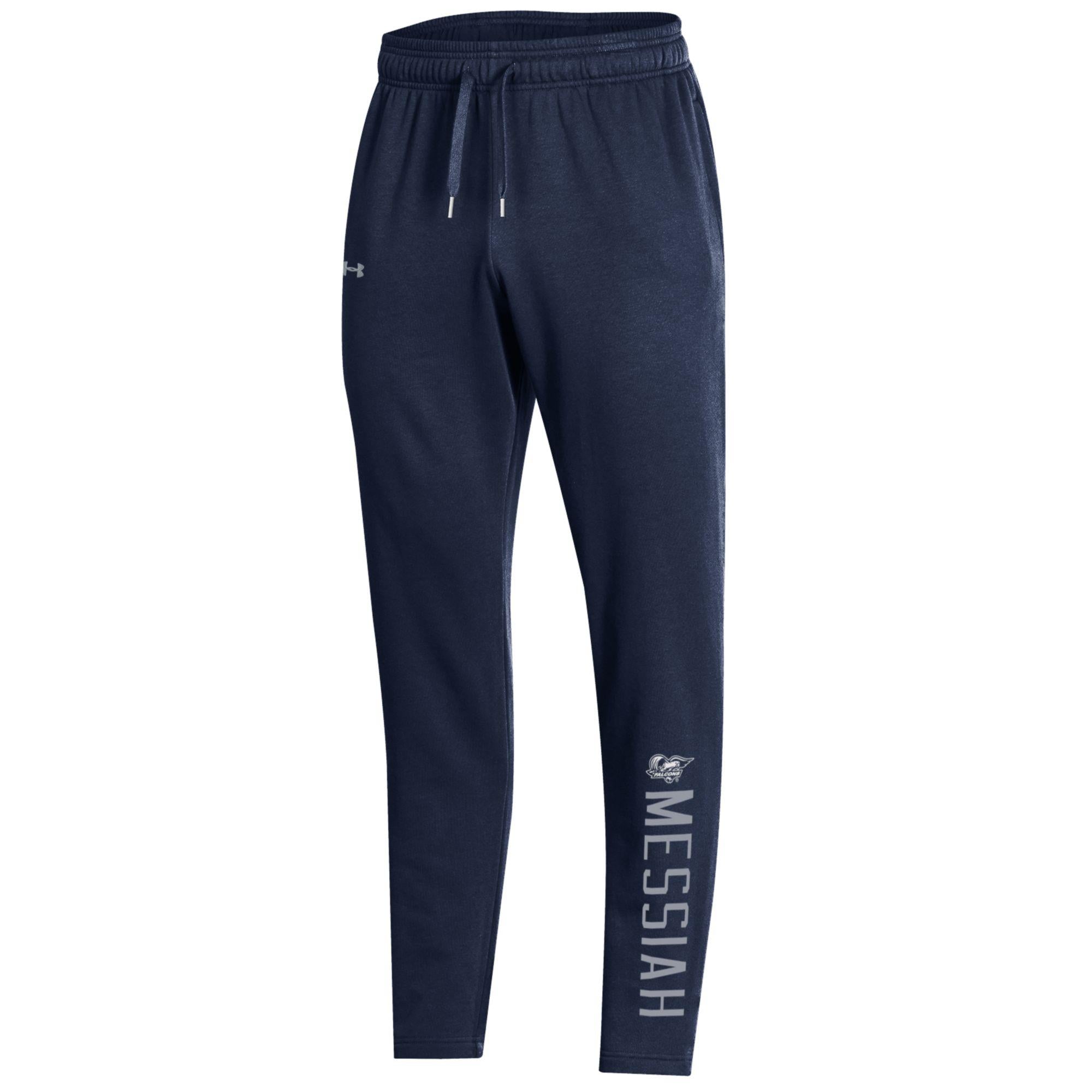 UA All Day Fleece Open Bottom Pant | Navy