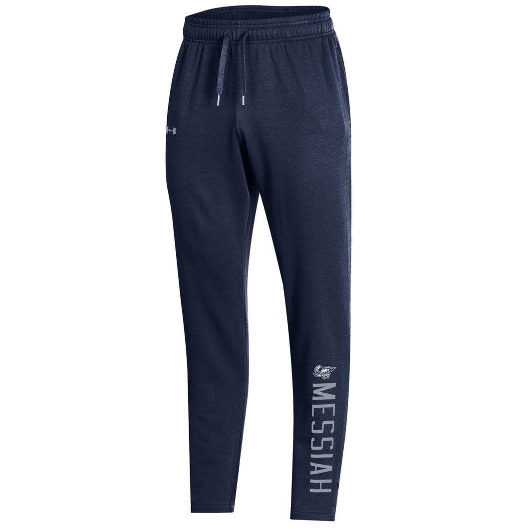 UA All Day Fleece Open Bottom Pant, Navy (F24)