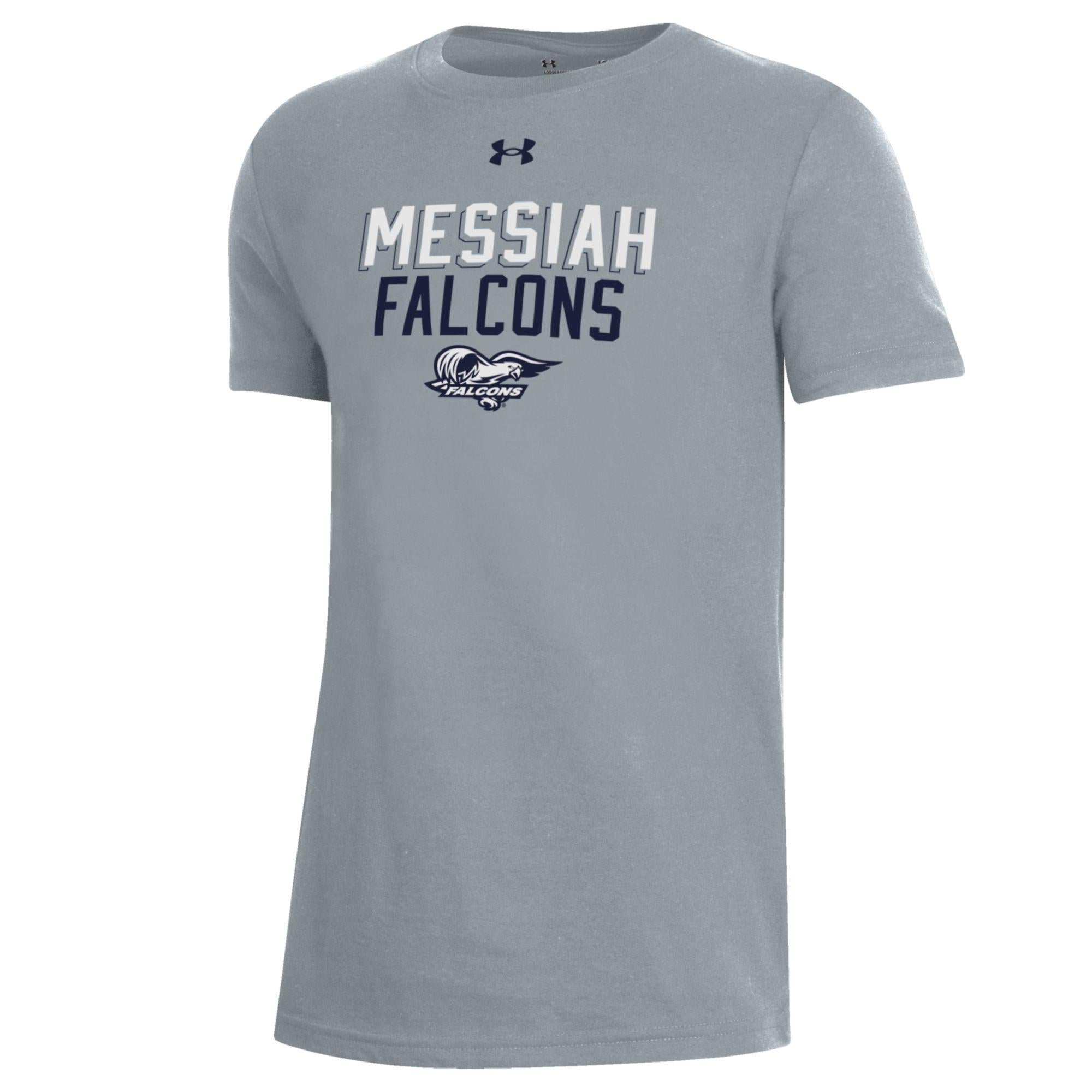 UA Youth Performance Cotton Short Sleeve Tee | Steel Heather