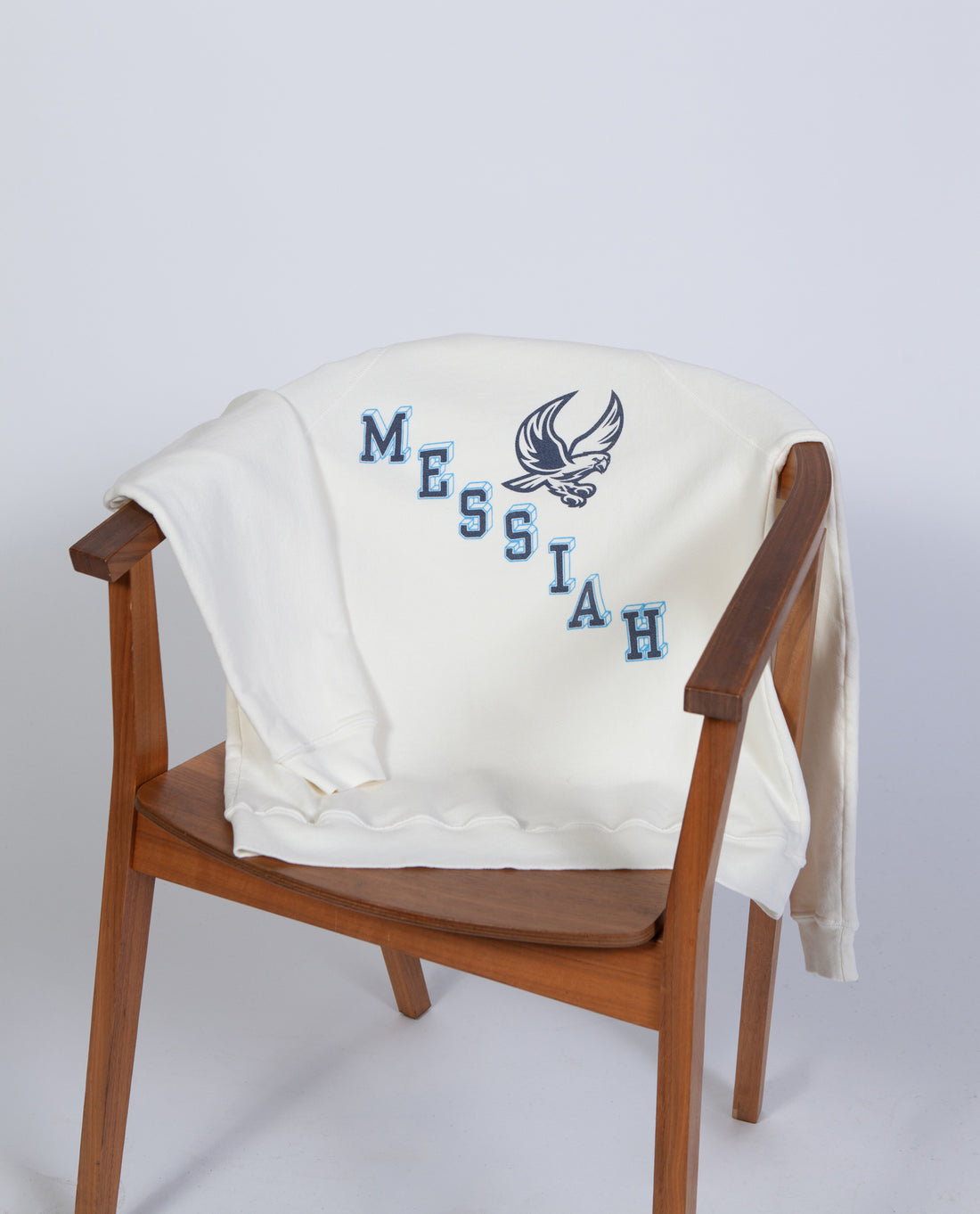 Ladies French Terry Crew | Vintage White