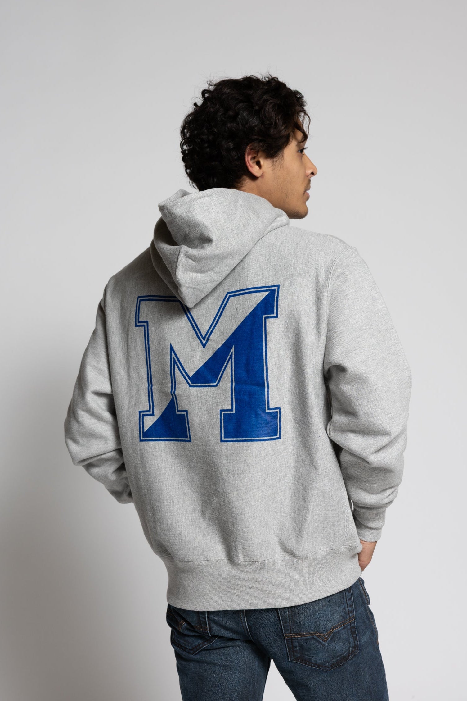 Messiah College Reverse Weave Hood Split M | Oxford