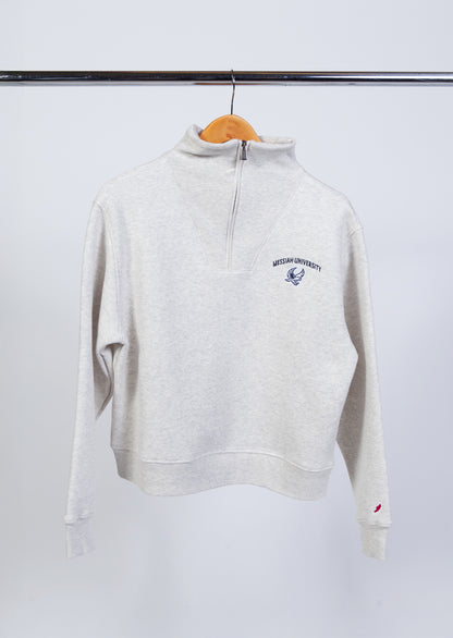 Ladies 1991 Brushed 80/20 Quarter Zip | Oatmeal