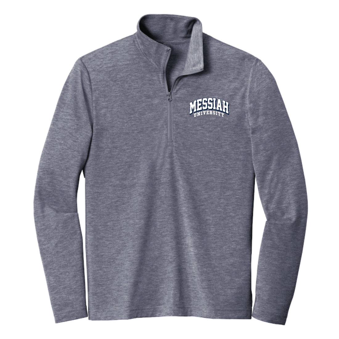 Tri-Blend Wicking Heather 1/4 Zip | Navy Heather