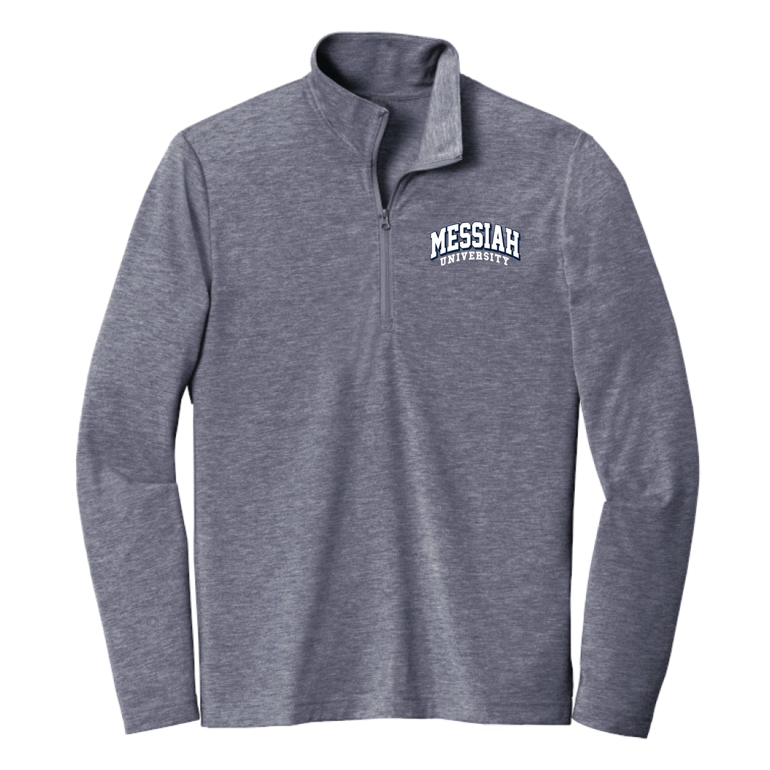 Tri-Blend Wicking Heather 1/4 Zip | Navy Heather