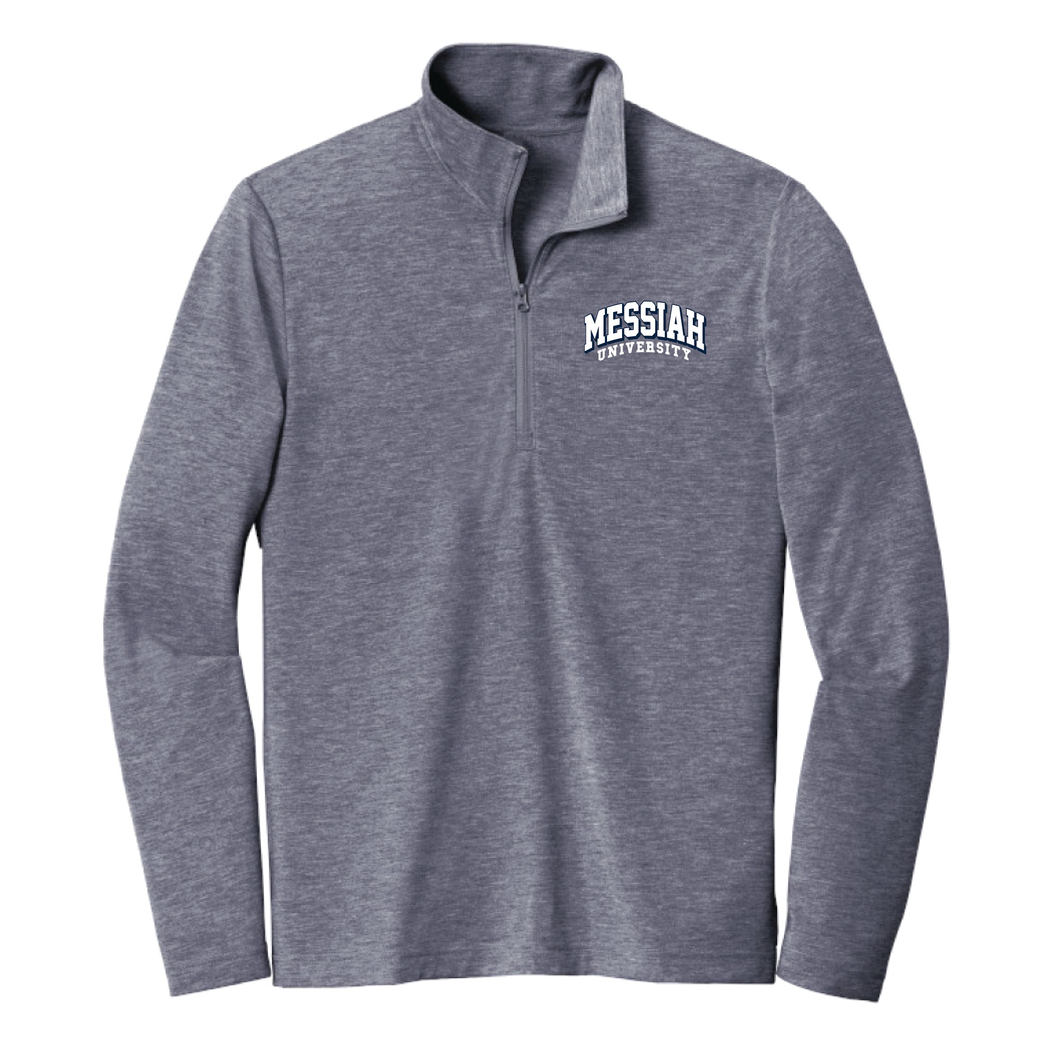 Tri-Blend Wicking Heather 1/4 Zip | Navy Heather
