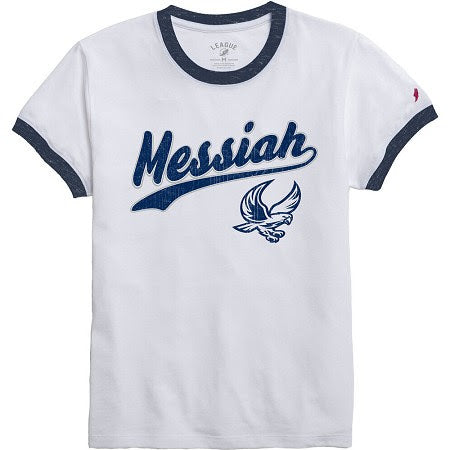 Ladies Intramural Ringer Tee | White