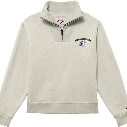 Ladies 1991 Brushed 80/20 Quarter Zip | Oatmeal