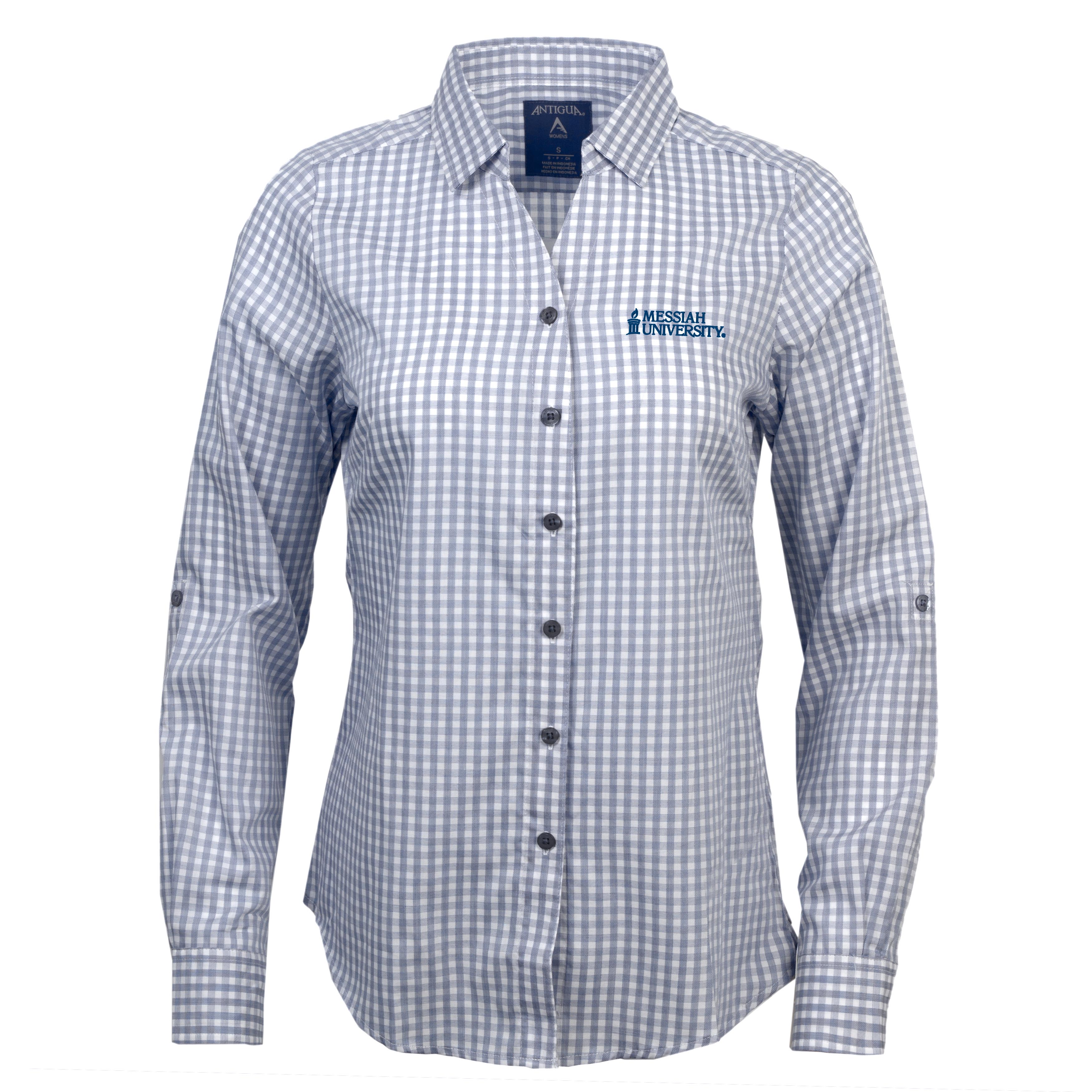 Antigua Ladies Structure Button Down | Navy