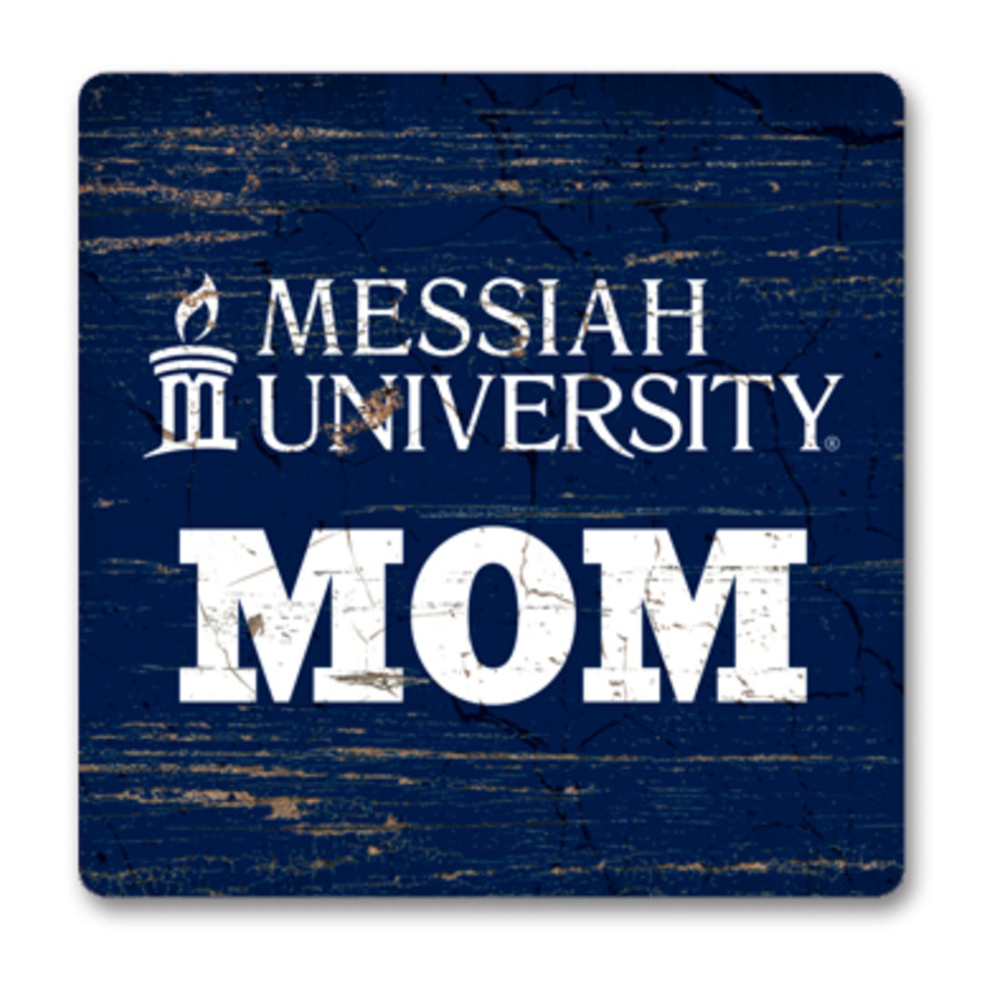 Square Wood Magnet | White Woodwash