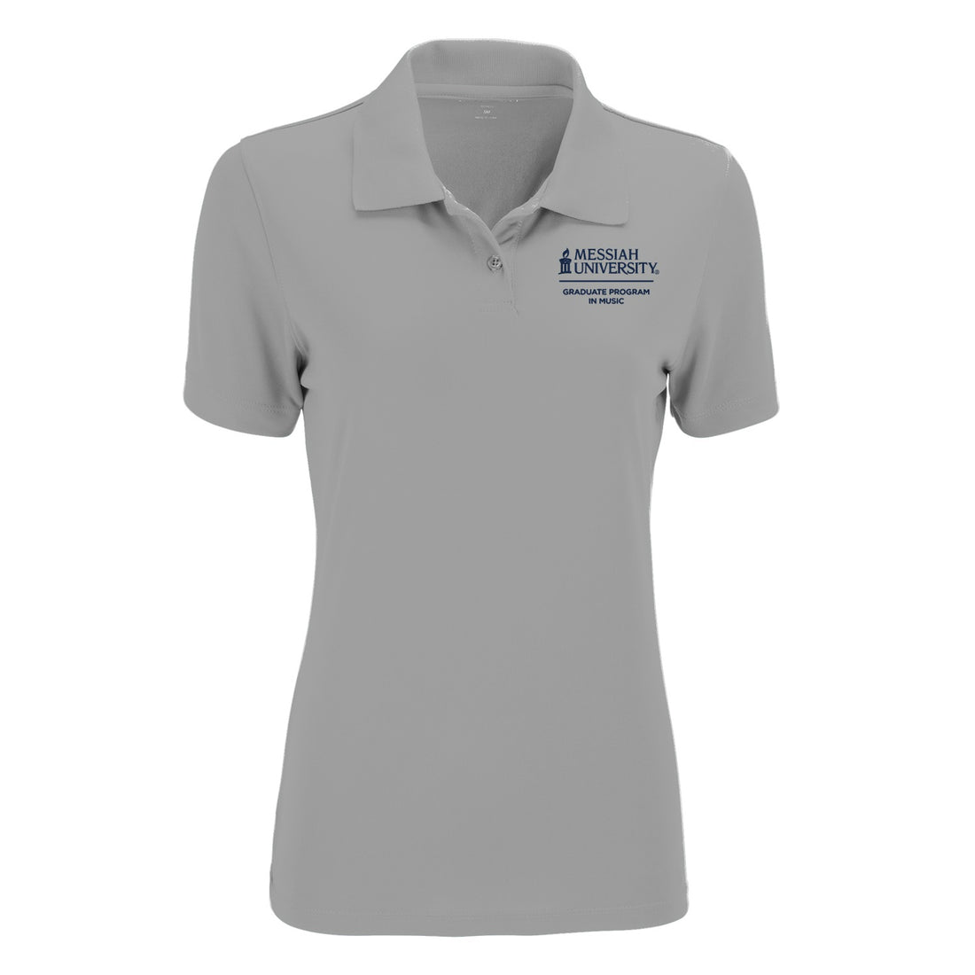 Ladies Vansport Omega Solid Mesh Tech Polo | Grey