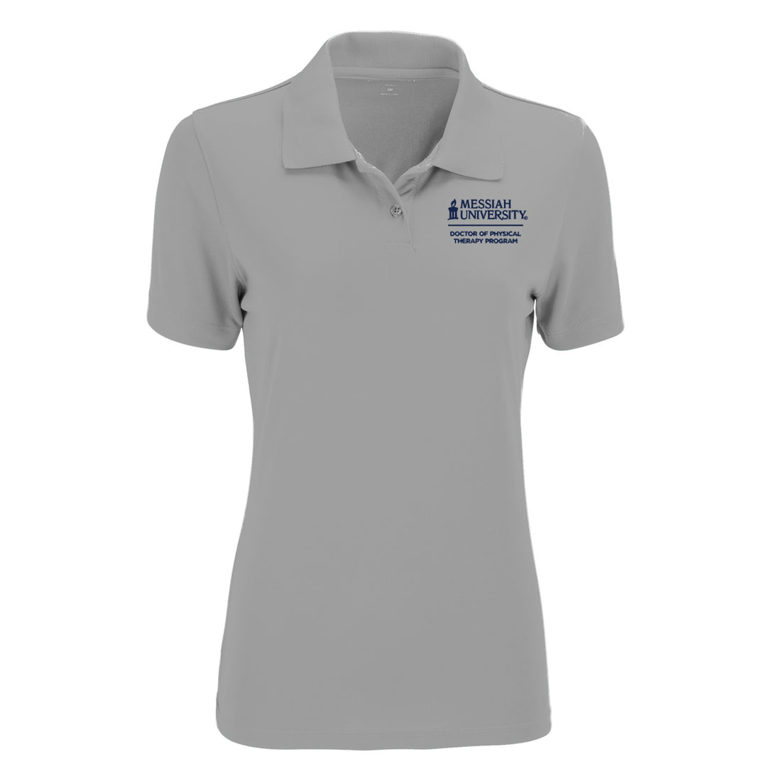 Ladies Vansport Omega Solid Mesh Tech Polo | Grey
