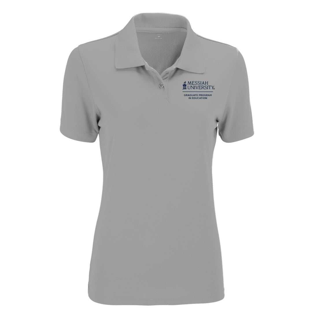 Ladies Vansport Omega Solid Mesh Tech Polo | Grey