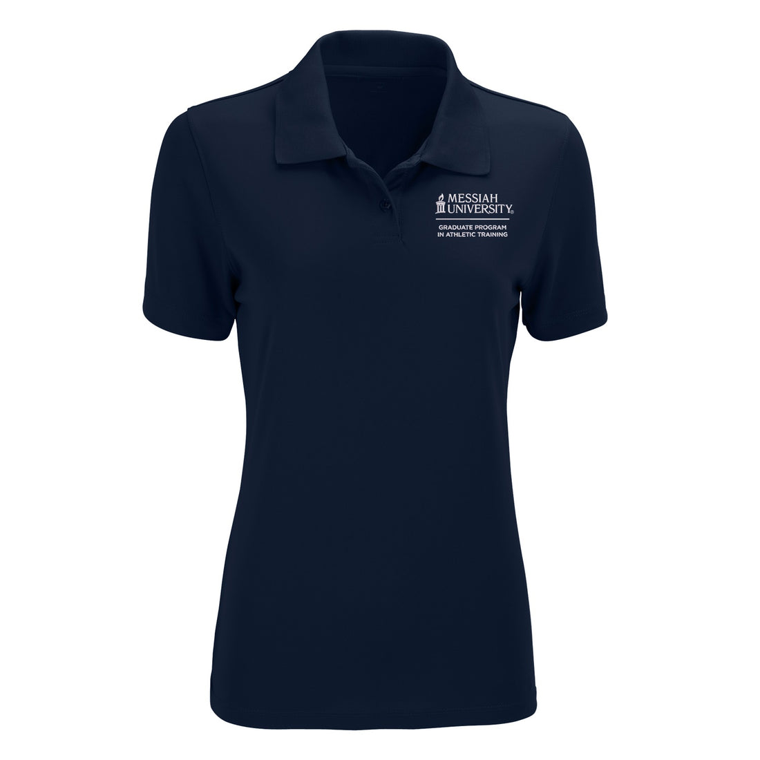 Ladies Vansport Omega Solid Mesh Tech Polo | Navy