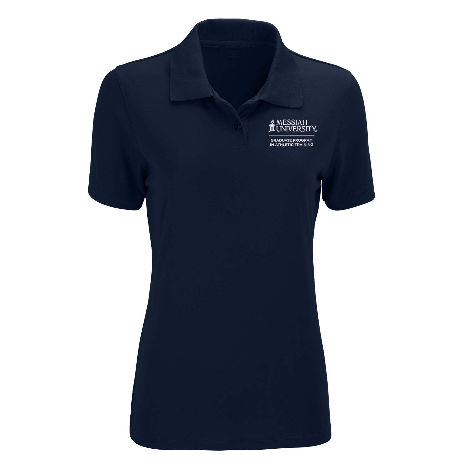 Ladies Vansport Omega Solid Mesh Tech Polo | Navy