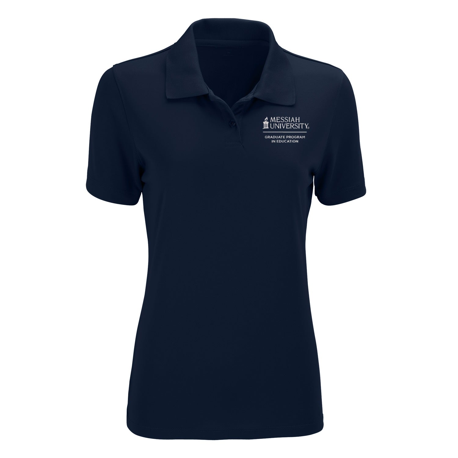 Ladies Vansport Omega Solid Mesh Tech Polo | Navy