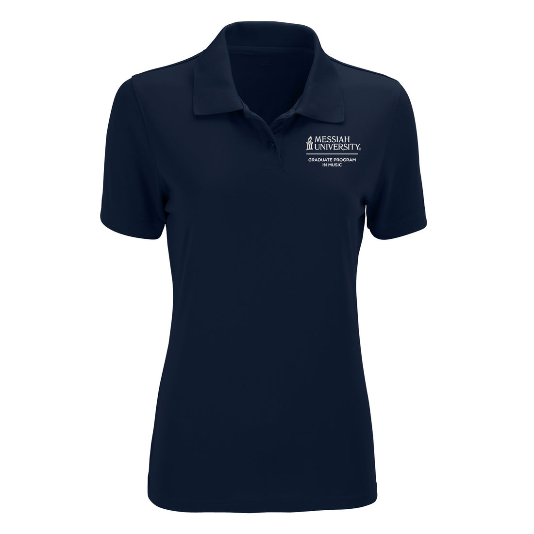 Ladies Vansport Omega Solid Mesh Tech Polo | Navy