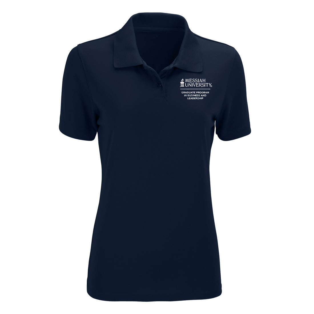 Ladies Vansport Omega Solid Mesh Tech Polo | Navy