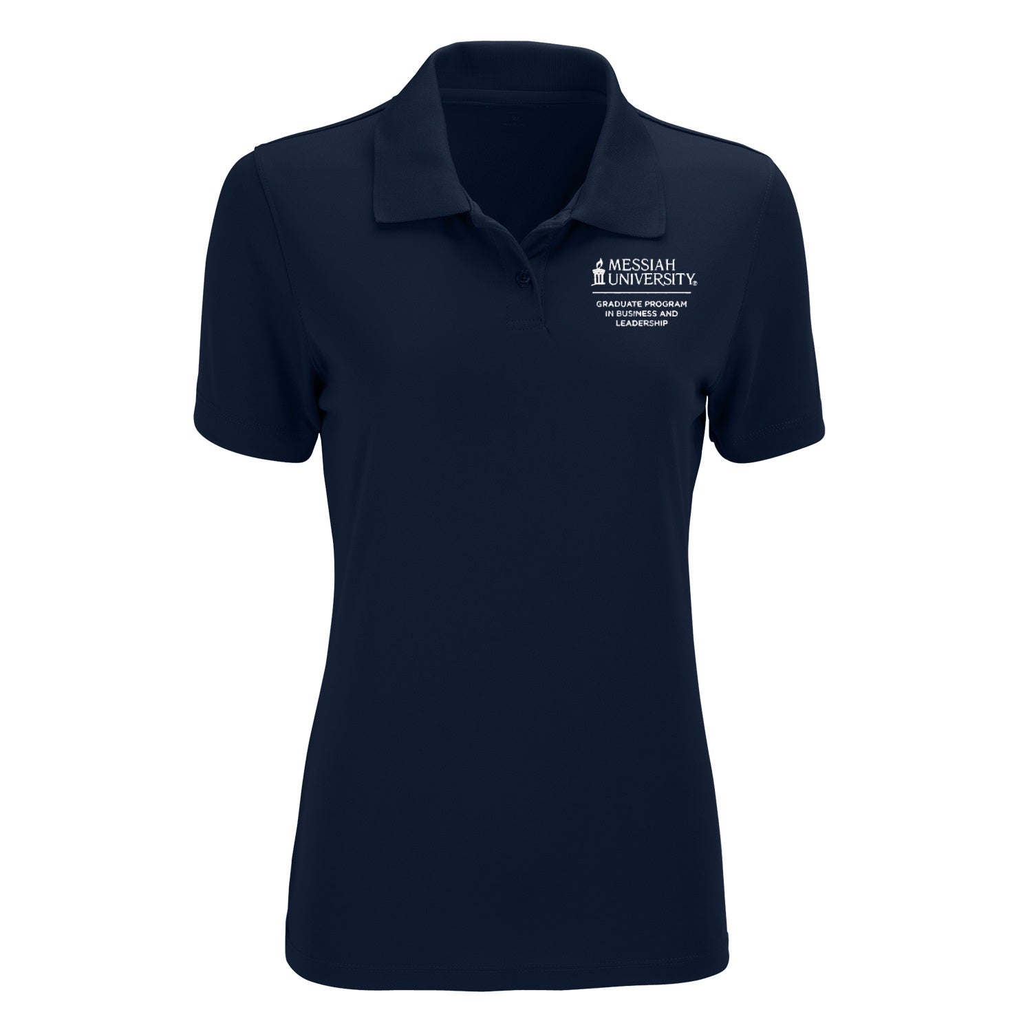 Ladies Vansport Omega Solid Mesh Tech Polo | Navy