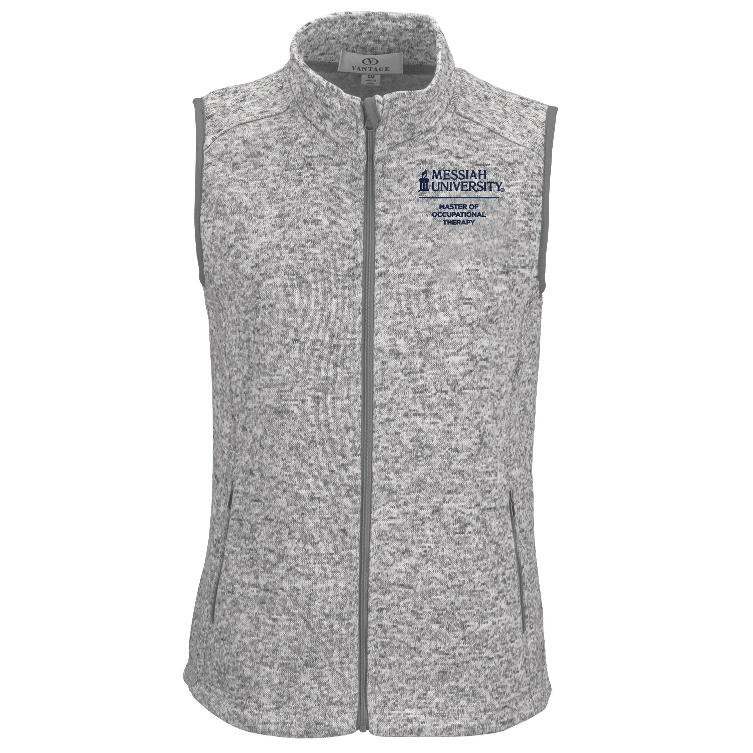 Ladies Summit Sweater Fleece Vest | Iceberg Heather