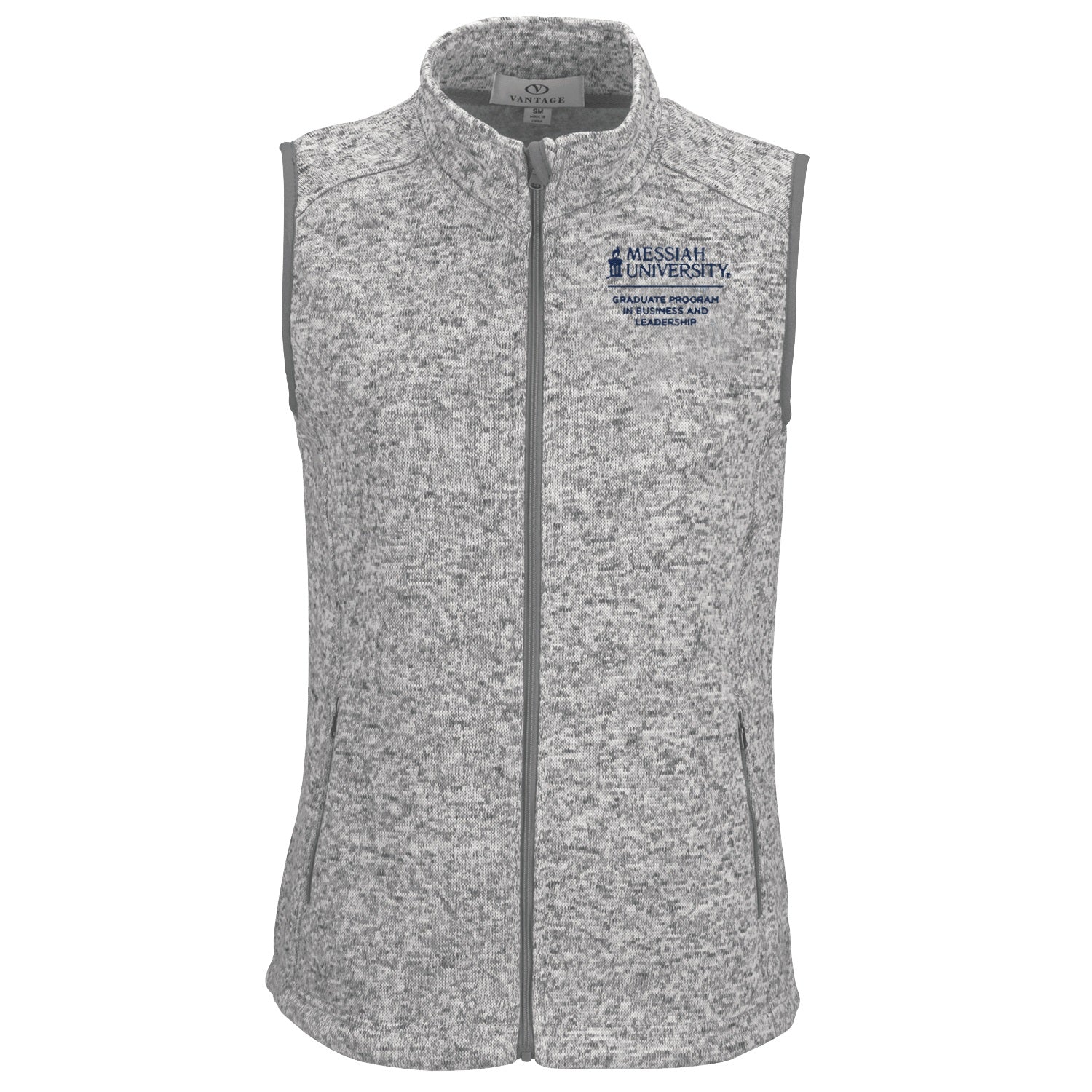 Ladies Summit Sweater Fleece Vest | Iceberg Heather