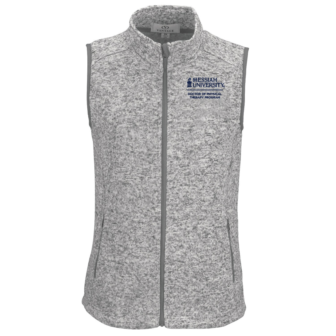 Ladies Summit Sweater Fleece Vest | Iceberg Heather