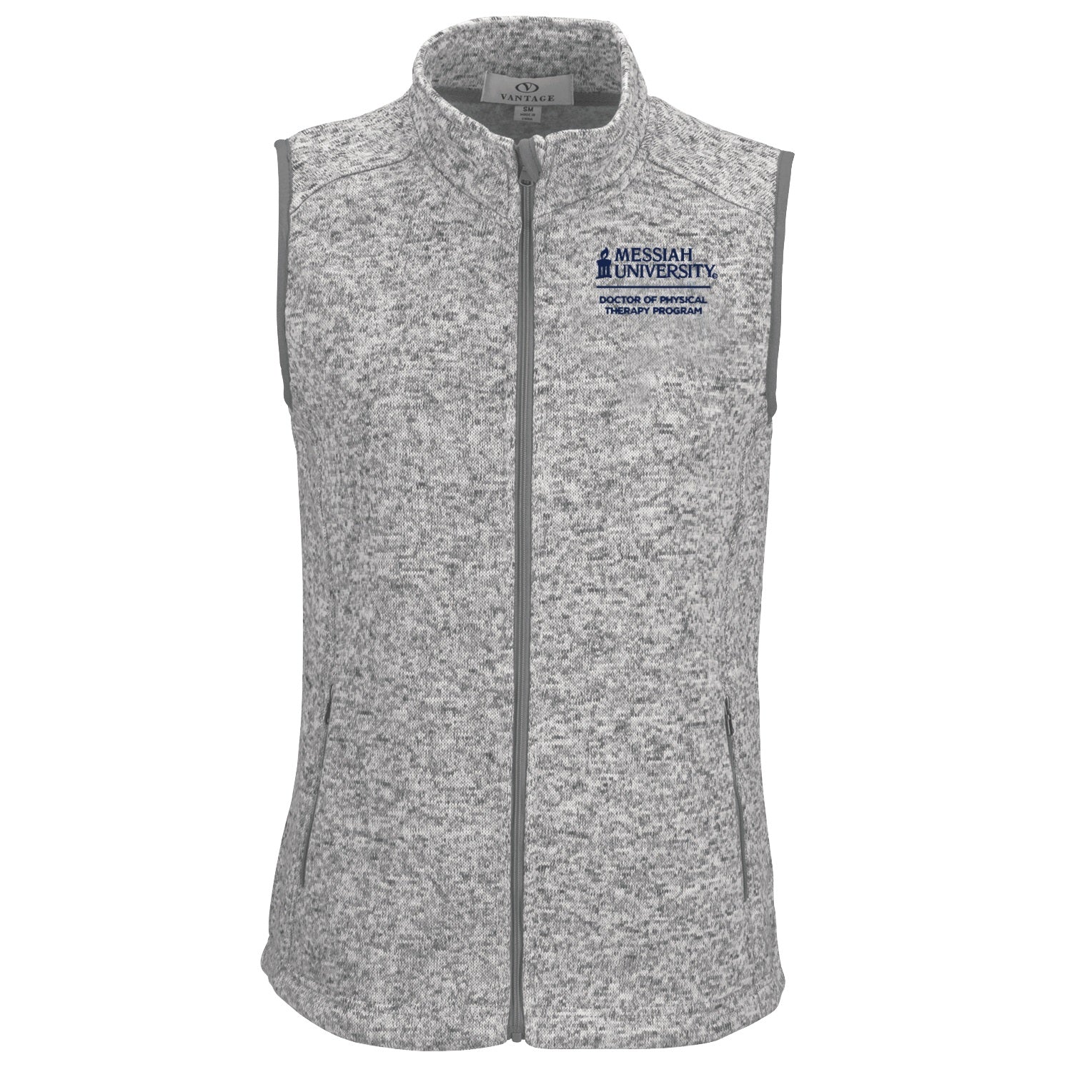 Ladies Summit Sweater Fleece Vest | Iceberg Heather