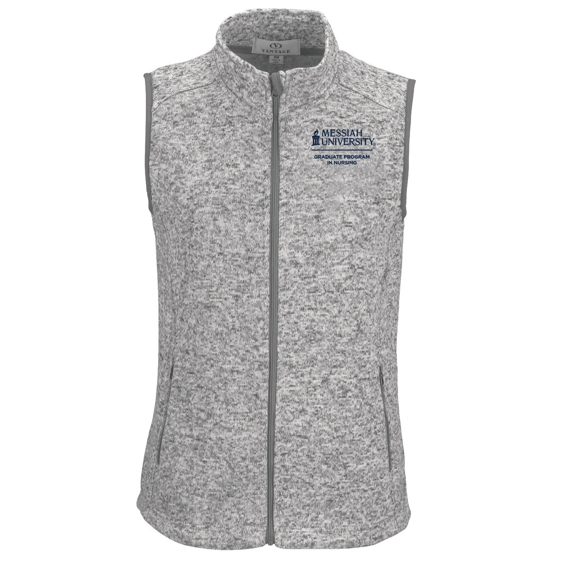 Ladies Summit Sweater Fleece Vest | Iceberg Heather