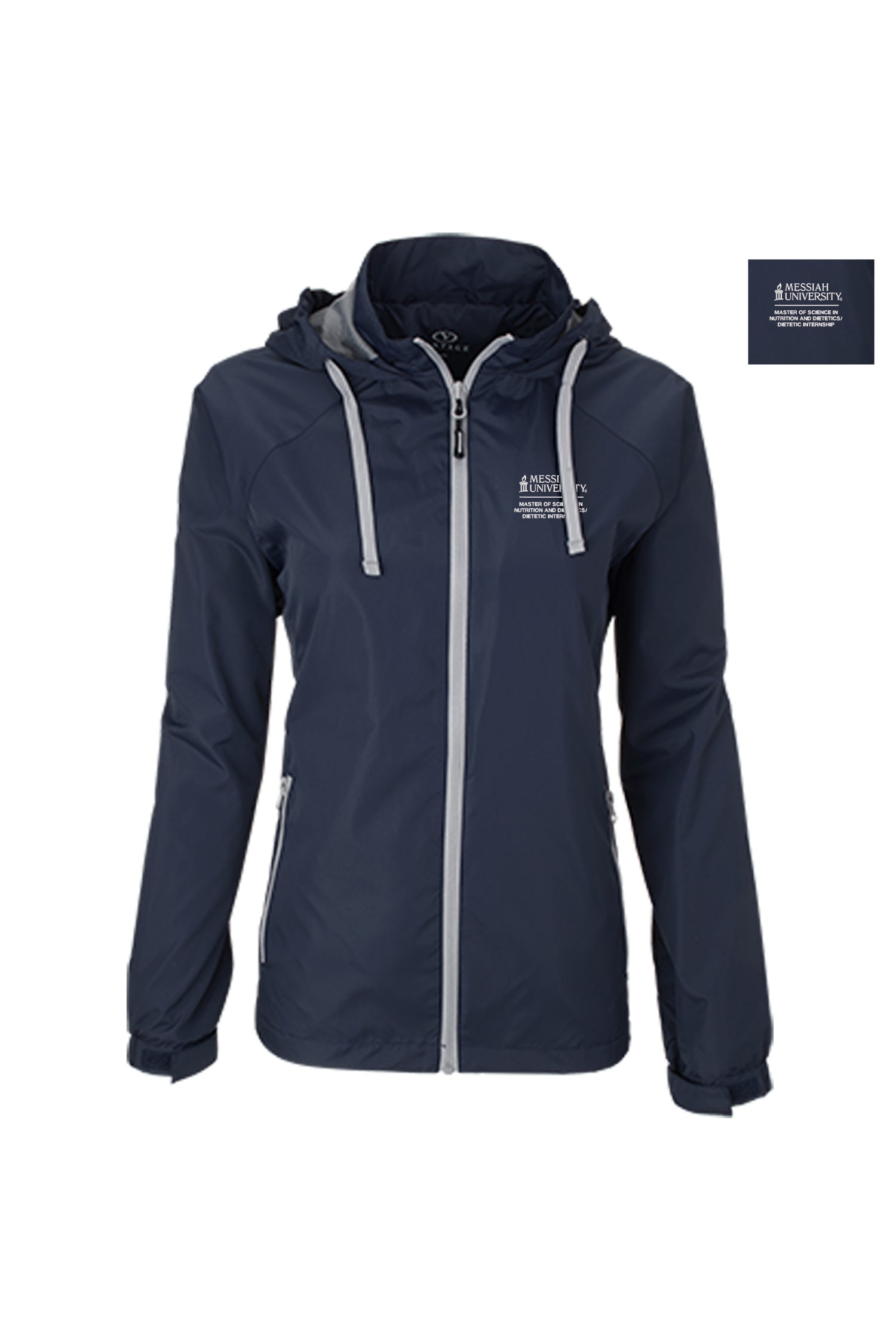 Ladies Club Jacket | Navy/Grey