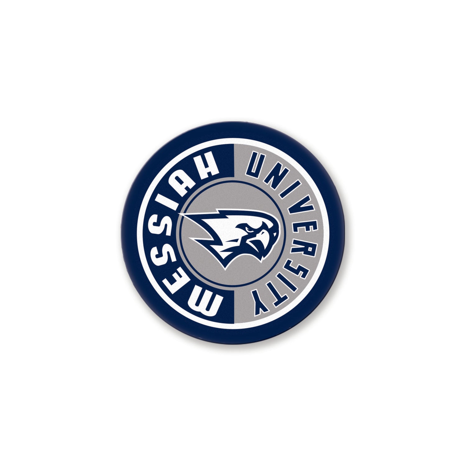 Round Celluloid Magnet | Navy