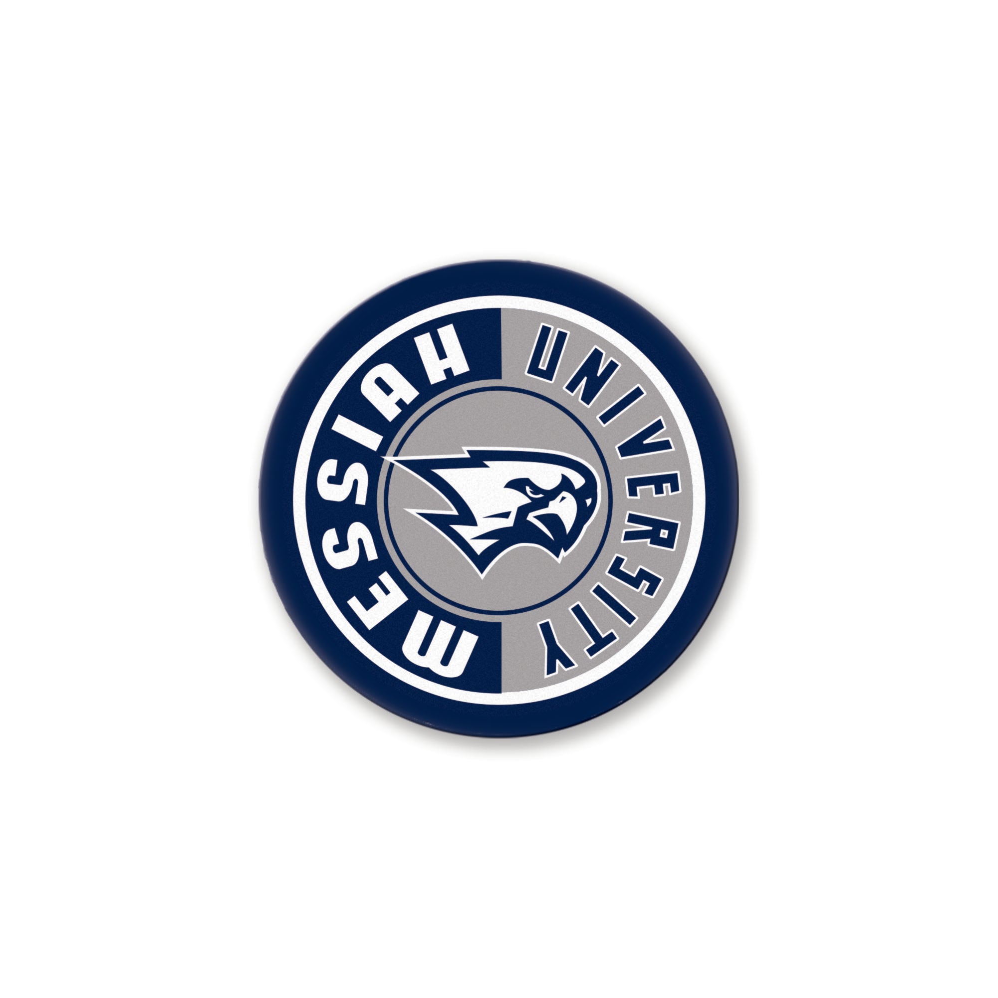 Round Celluloid Magnet | Navy