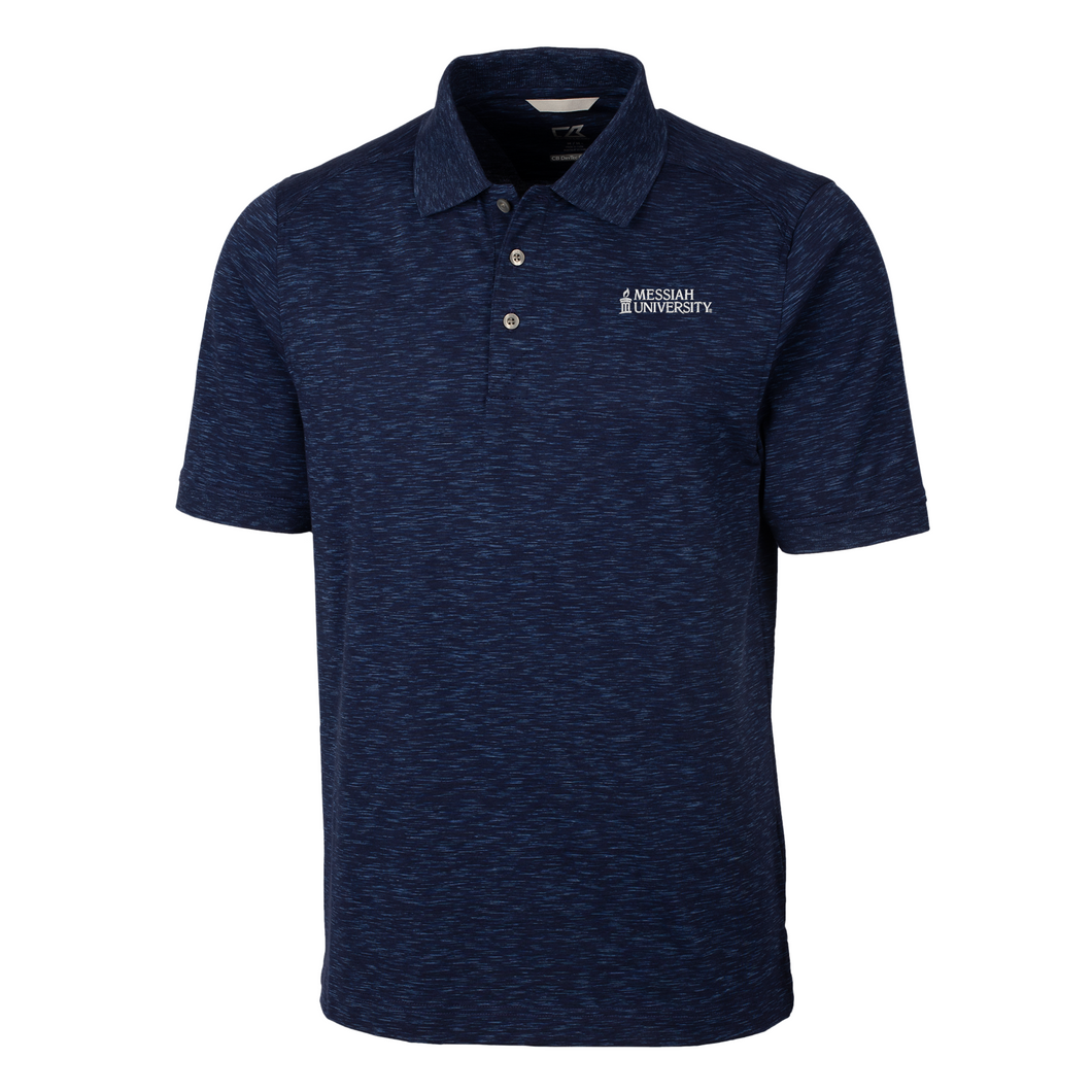 Advantage Tri-Blend Space Dye Polo by Cutter and Buck, Dark Liberty Navy