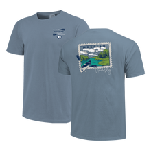 Load image into Gallery viewer, Comfort Colors Canoe River Stamp Tee, Ice Blue