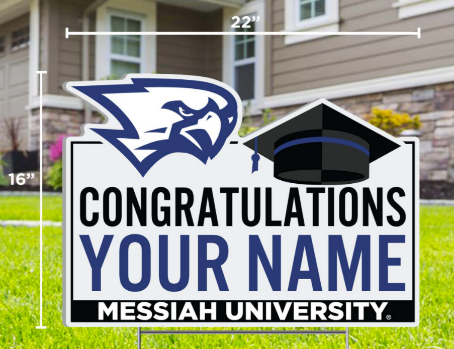 Custom Graduation Yard Sign | Congratulations Name