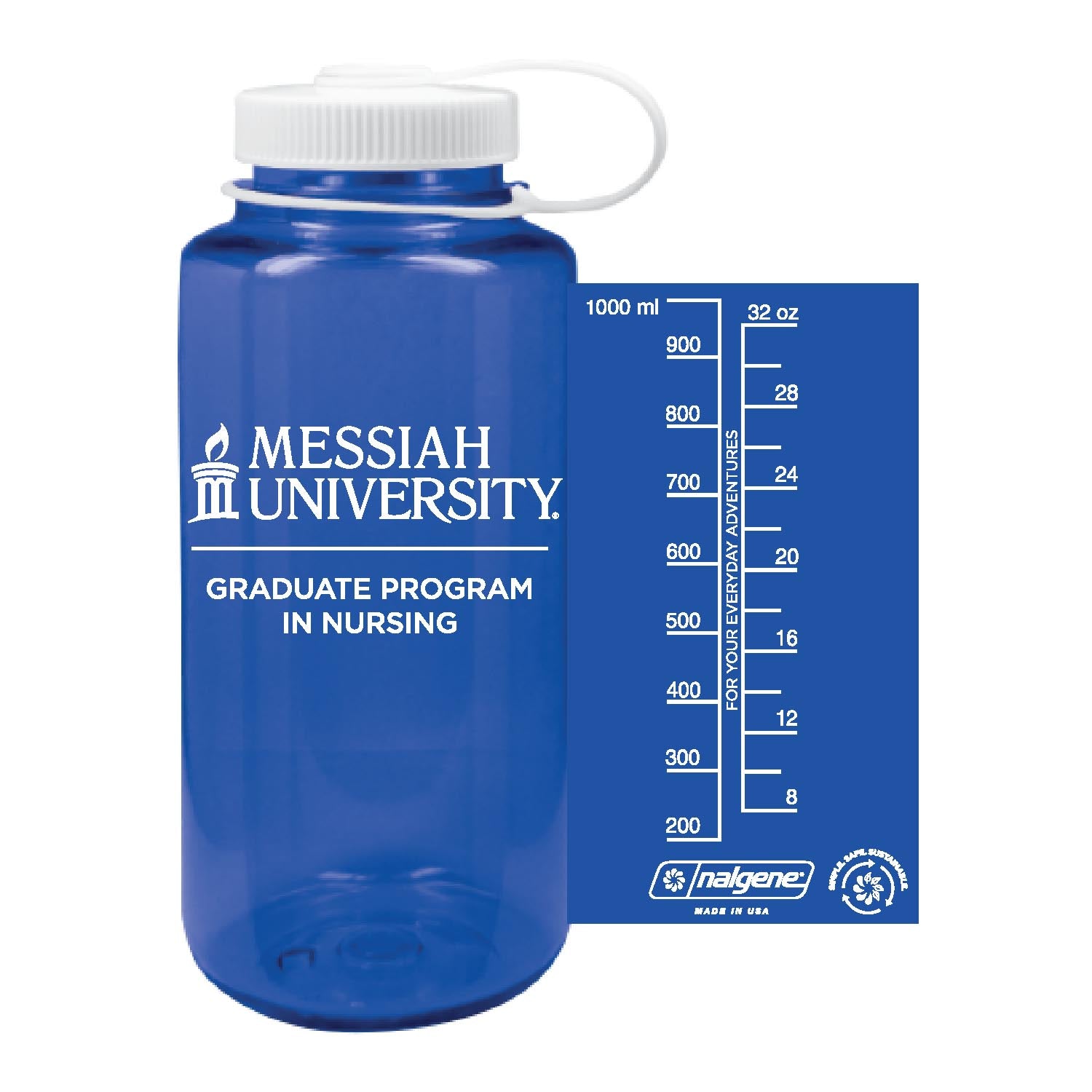 32 Oz. Graduate Program in Nursing Nalgene Water Bottle, Navy – Messiah  University Campus Store