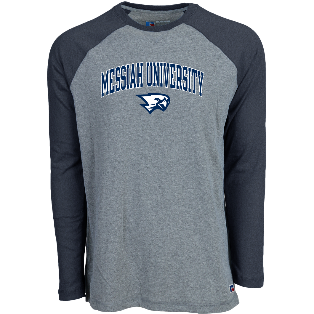 Long Sleeve Baseball Tee, Navy (F22)