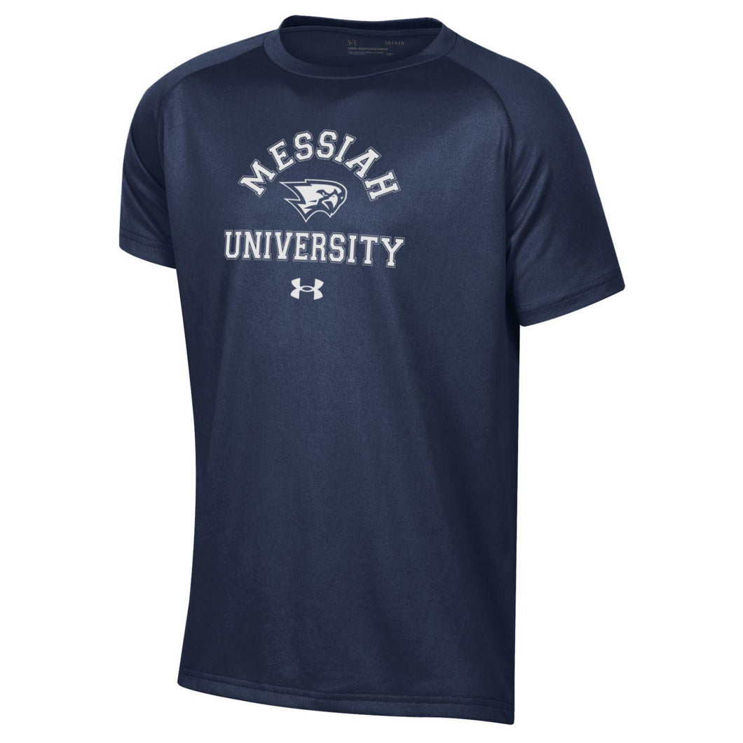 Youth Tech Short Sleeve Tee by Under Armour, Midnight Navy