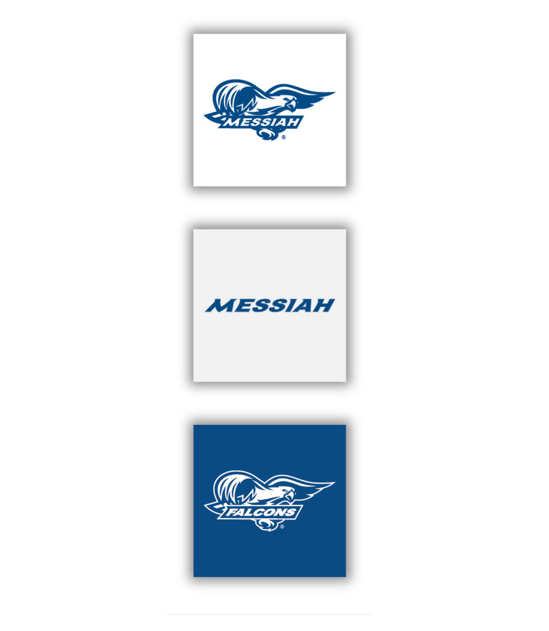 Messiah 3 Pack Square Decals